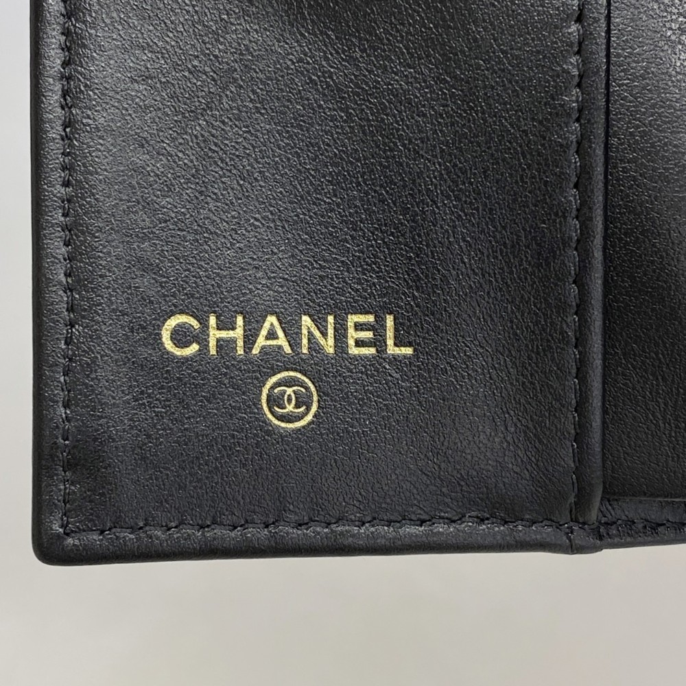 CHANEL Black Caviar Leather Wallet - Picture 4 of 8